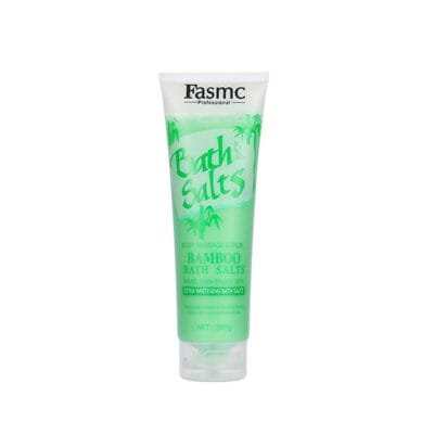 Fasmc Bath Salts with Bamboo Body Massage, 380g, Exfoliating Bath Salt for Smooth Skin
