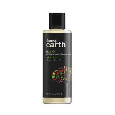 Aarong Earth Hair Oil With Black Seed & Sesame Extract (200ml)