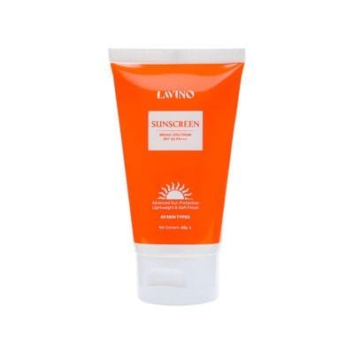 Lavino Sunscreen Broad Spectrum SPF 50 PA+++ (60gm)