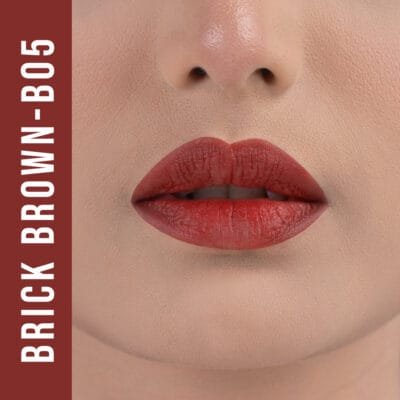 Nirvana Color Matte Bullet Lipstick - Brick Brown B05 (5gm)