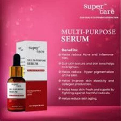 Super Care Multi-Purpose Serum, 30ml, Reduces Acne and Inflammation, Brightens Skin, Unisex