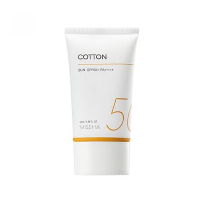 Missha All Around Safe Block Cotton Sun SPF50+  Size: (50ml)