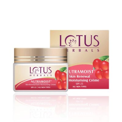 Lotus Herbals Nutramoist Skin Renewal Daily Moisturising Cream SPF 25 - 50g
